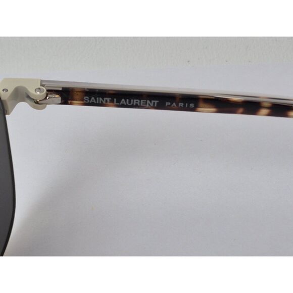 Saint Laurent White Sunglasses SL 665 005 56mm Frame main image 4